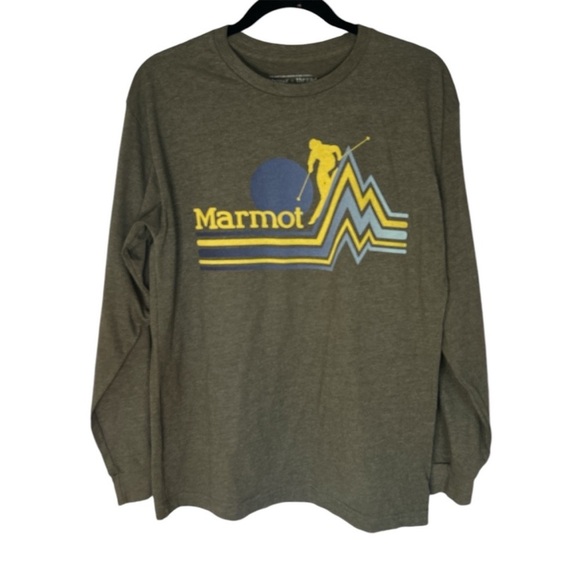 Marmot x Thread Olive Tee - Picture 1 of 5